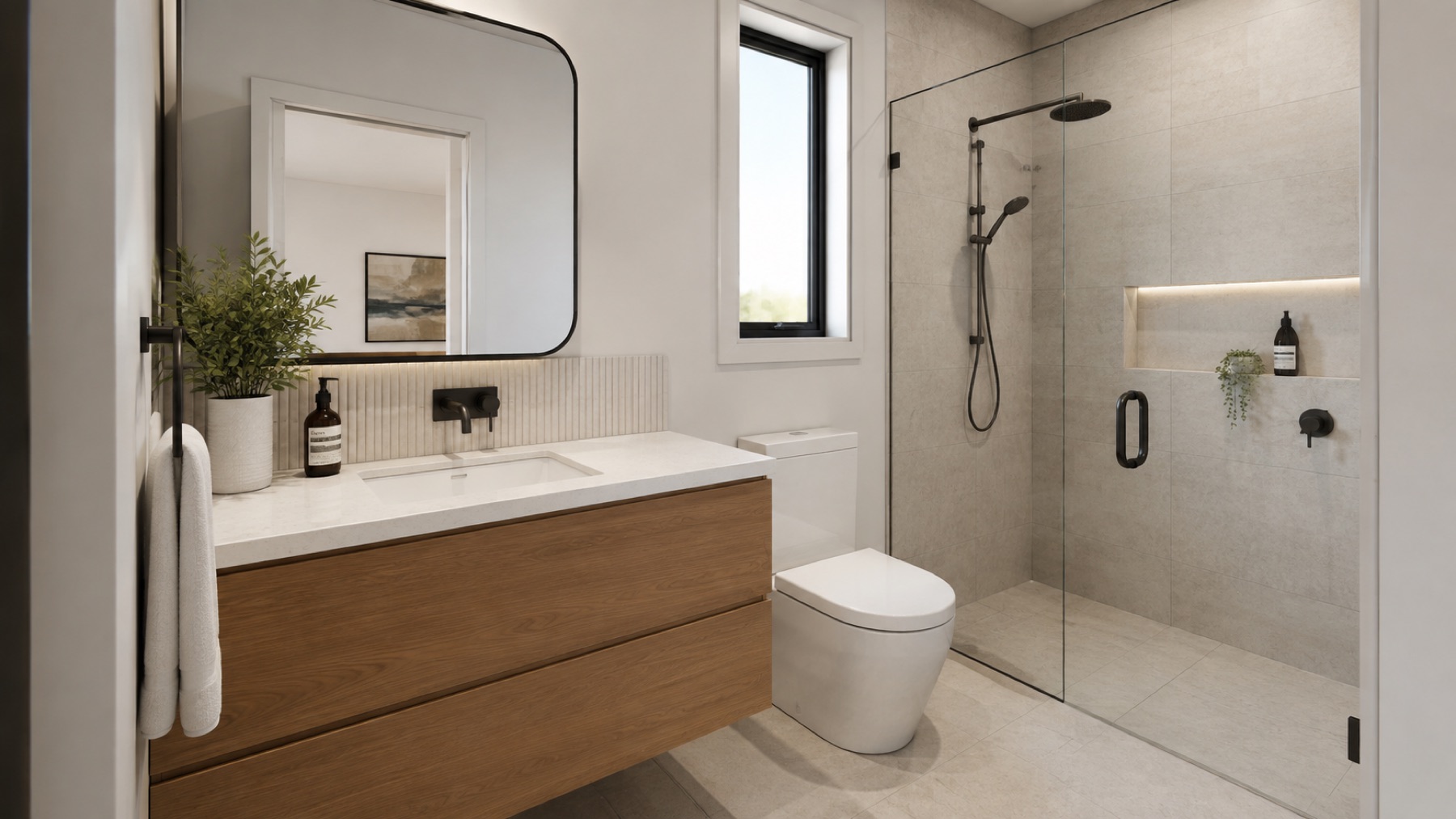 Ensuite with walk-in shower
