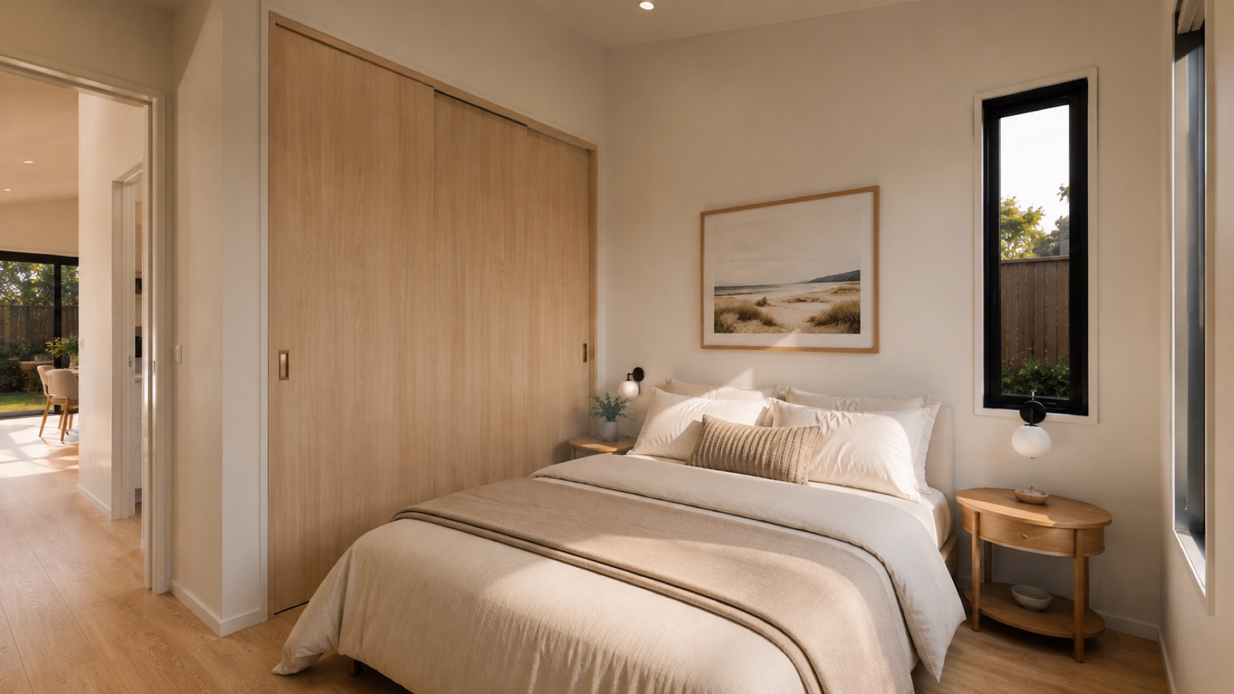 Bedroom with built-in robe